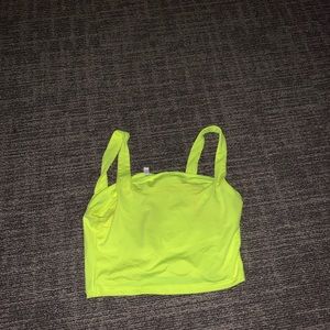 Neon crop top